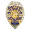 Fire Department Santa Ana, CA Fireman Mini Badge Metal Hat Lapel Pin